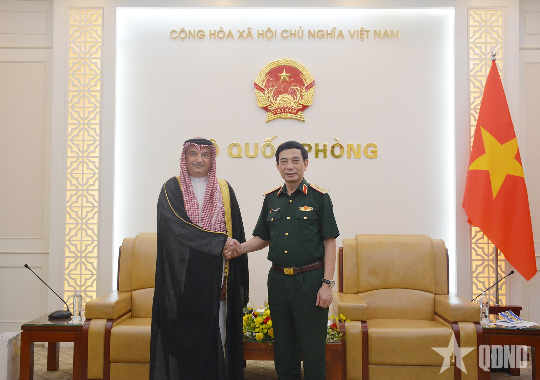 Đại tướng Phan Văn Giang tiếp Đại sứ Saudi Arabia tại Việt Nam